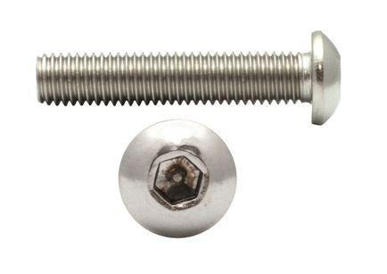 SOCKET BUTTON HEAD SCREWS - ISO 7380, STAINLESS STEEL, GRADE 18/8 - (A2) 304, M10x16 mm