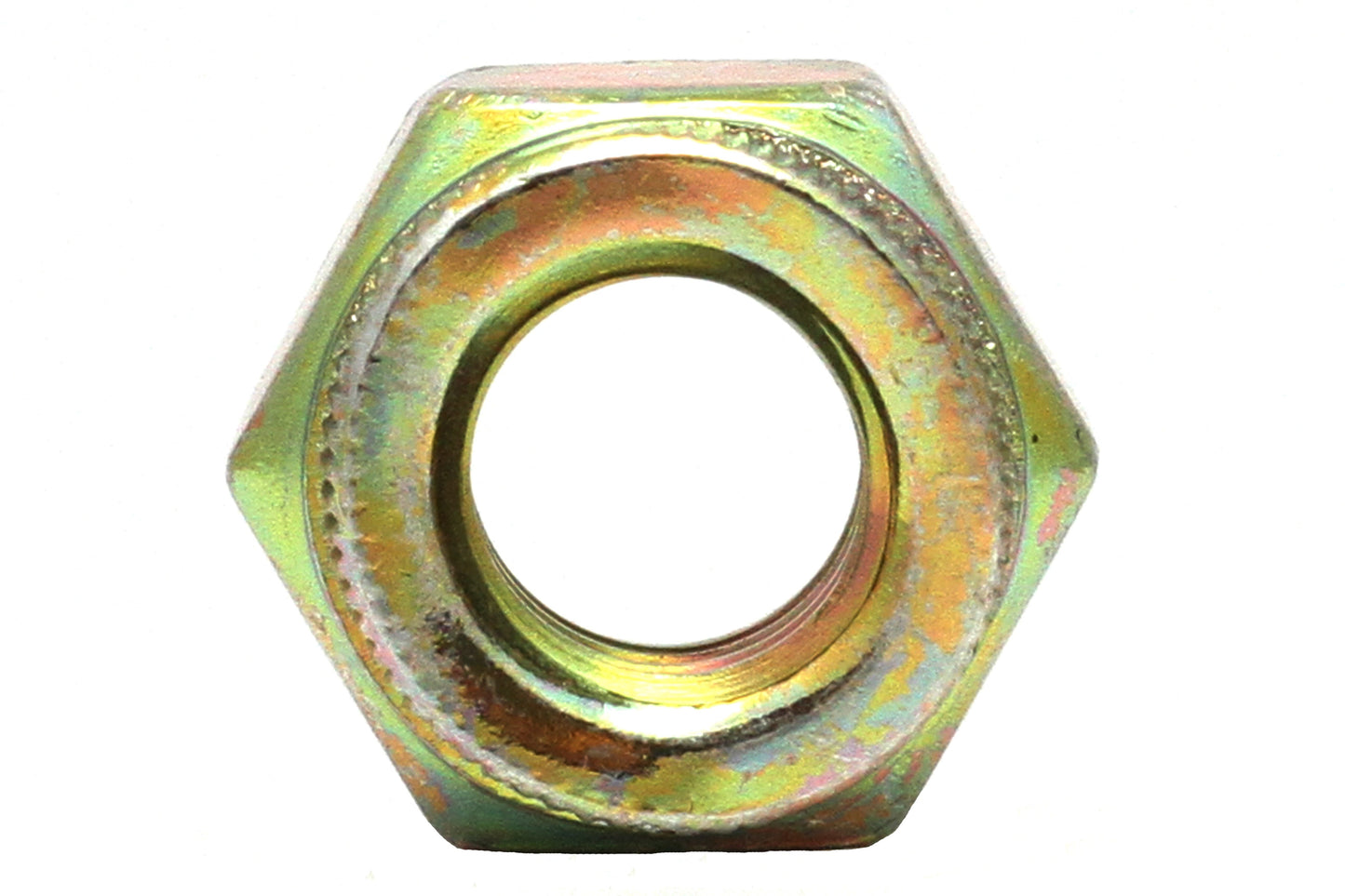 CLEVELOC SELF LOCKING NUTS, Hi - Tensile Steel, Grade 8, Zinc Plated & Yellow Passivated, M10