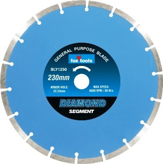 BLADE FOX DIAM SEG CONCRETE 230