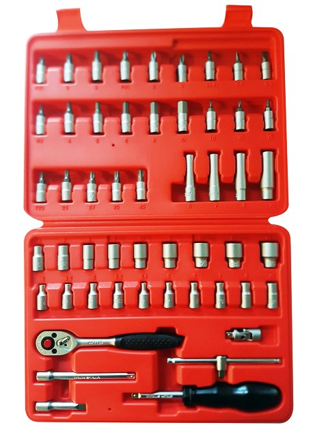 CAROLUS COMBINATION SET 52PCE 1/4"