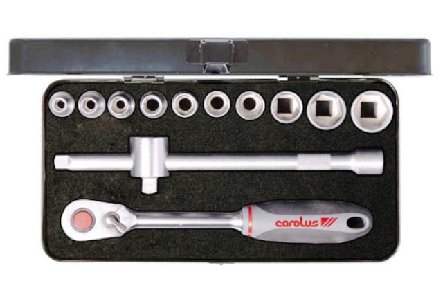 Carolus Socket Set 1/4" 12PCE
