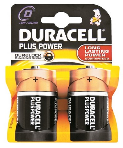 DURACELL BATT PLUS PWR DCEL