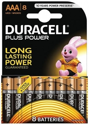 DURACELL BATT PLUS PWR AAA 8X10 ECONOPAK