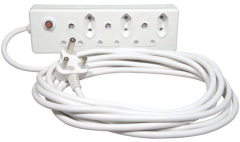 ELEC MTS.PREPAC MULTIPLUG 6WAY 5M CORD