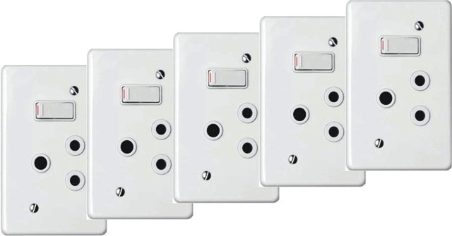 ELEC MTS SOCKET SINGLE 4X2 ASSEMBLED