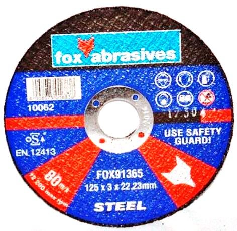 ABR FOX CUTOFF STEEL 125X3.0MM