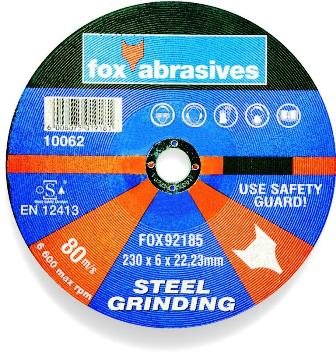 ABR FOX GRINDING DISC STEEL 115X6.0MM