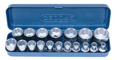 SOCKET GEDORE SET BHX 1/2 D19MK