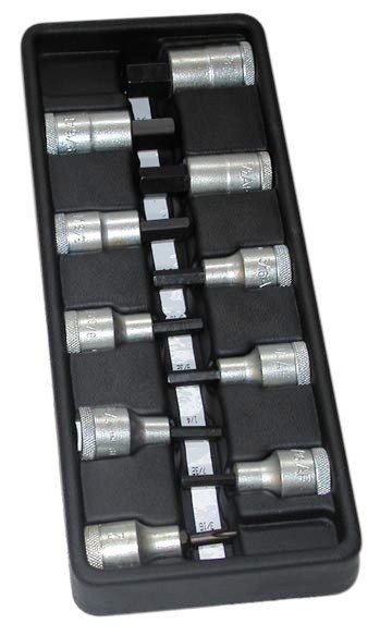 SOCKET GEDORE SET A/KEY 1/2 IN19PA-10