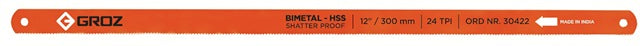 BLADE GROZ HACKSAW BI-MET 24TPI