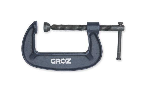 CLAMP GROZ G RIBBED 100MM GCL-13D/100
