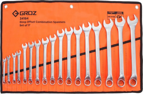 SPANNER GROZ COMB.SET 6-22MM