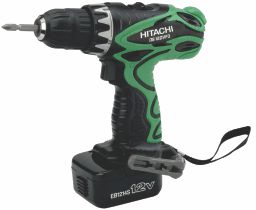 HITACHI DRILL C/LESS 12V 10MM INC C/CASE