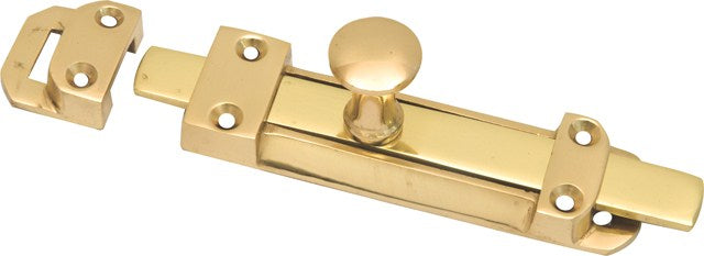 MACKIE BOLT SLIDE OPEN BRASS 150MM 1PC