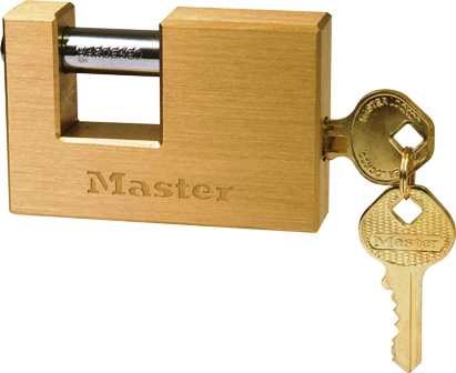 PADLOCK MASTER INS BRASS 85MM 20-5766
