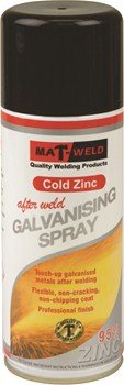 MATWELD COLD ZINC GALV SPRAY 400ML
