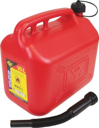 JERRYCAN MTS PLASTIC WITH SPOUT 10L