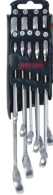 SPANNER MATPRO COMB SET 6-19 9PC BLIST
