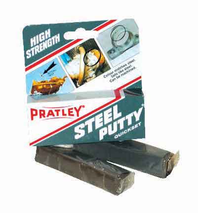 PRATLEY STEEL PUTTY 125GR A