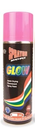 SPRAYON PAINT PINK GLOW 300ML