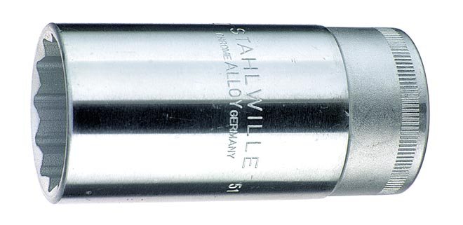 SOCKET S/WILLE BIHEX 1/2DR DEEP 51 32