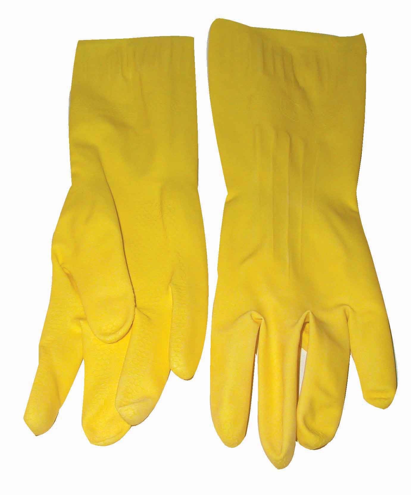 GLOVE MATSAFE LATEX HOUSE/H YELLOW S PP