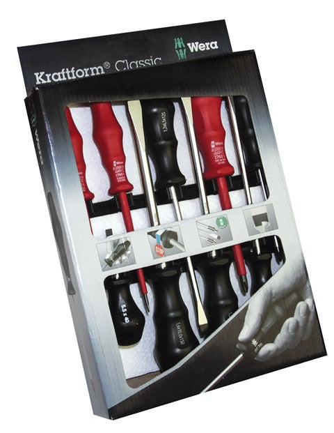 SCREWDRIVER WERA SET B/TIP CLASSIC