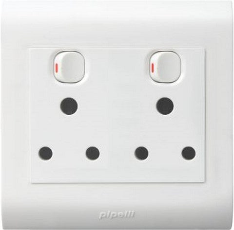 ELEC MTS.PREPAC SOCKET DOUBLE 4X4 LESCO