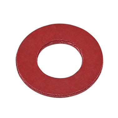 Red Fibre Washer, M4