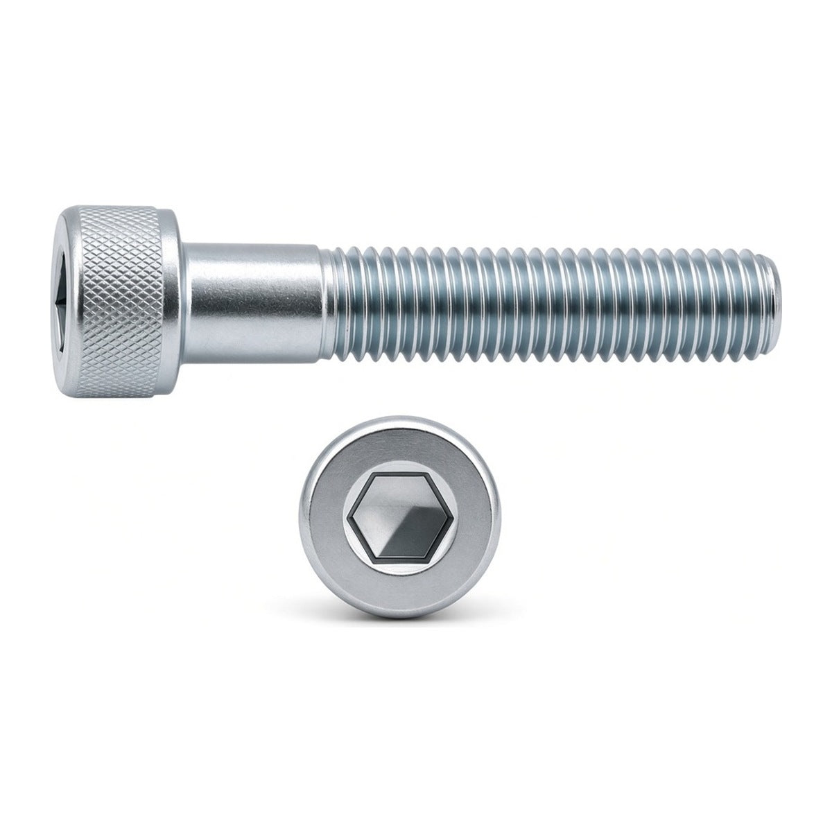 Hexagon Socket Head Cap Screws, DIN 912, Alloy Grade 12.9, Zinc Plated, M6 x 40 MM