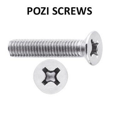 COUNTERSUNK POZI MACHINE SCREW DIN 965