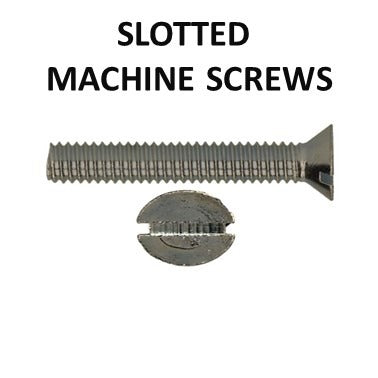 COUNTERSUNK SLOTTED MACHINE SCREW DIN 963