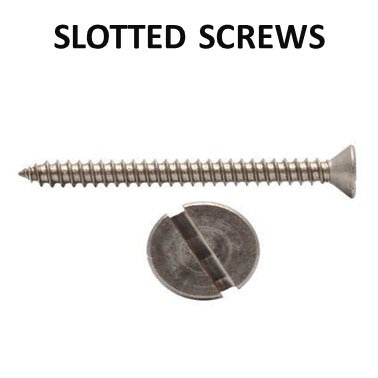 COUNTERSUNK SLOTTED SELF TAPPING SCREW DIN 7972