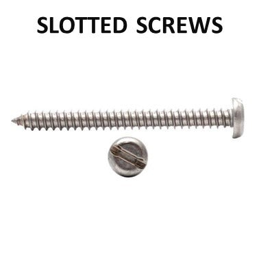 PAN HEAD SLOTTED SELF TAPPING SCREW DIN 7971