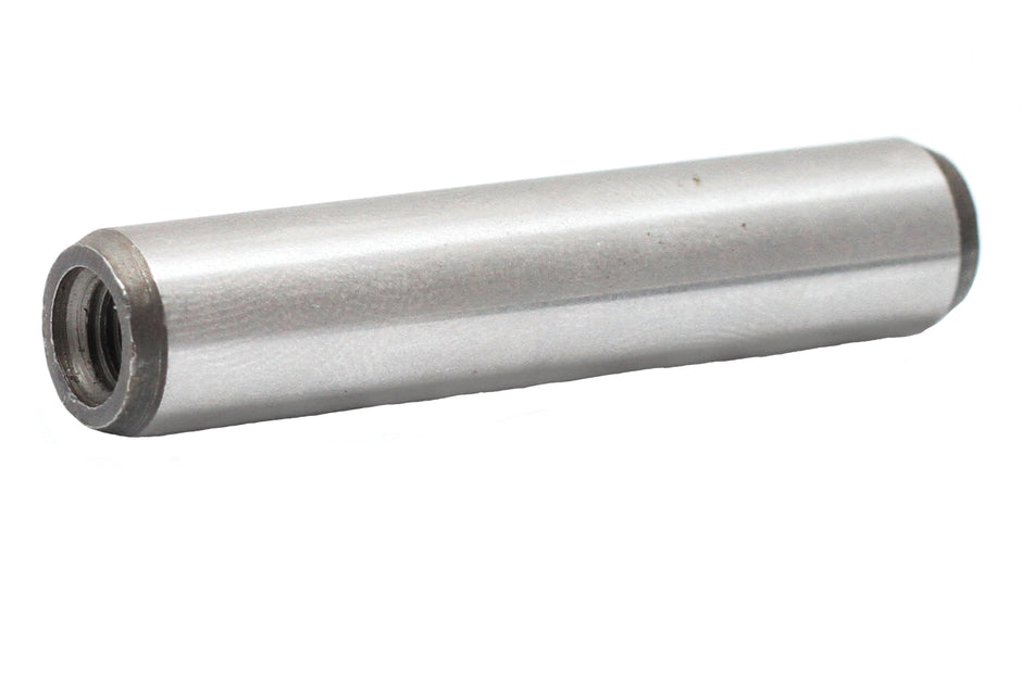 PRECISION DOWEL PINS - EXTRACTABLE, THROUGH HARDENED (FLATTENED AIR RELEASE), DIN 7979, M10x100 mm