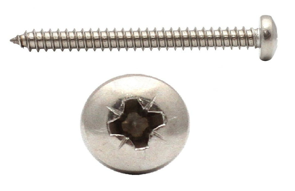 PAN HEAD POZI SELF - TAPPING SCREWS DIN 7981, STAINLESS STEEL, GRADE 18/8 - (A2) 304, M2.9x13 mm