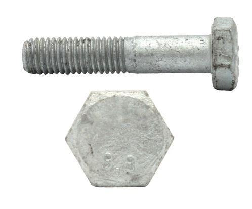 HEXAGON HEAD BOLTS - HDG, HI - TENSILE - (Grade 8.8), DIN 931 / SABS - ISO 1461, M10 x 100 mm