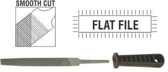 FILE.AFILE FLAT SMOOTH 300MM SLEEVE