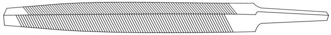 FILE AFILE SLIM TAPER 150MM