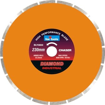 BLADE FOX DIAM CHASER STOK BRICK 230MM