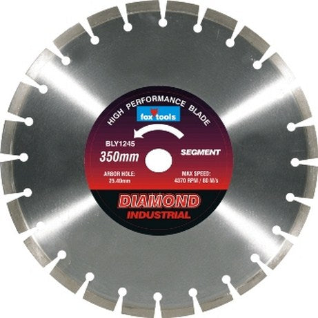 BLADE FOX DIAM SEG CONCRETE NEW 350X10MM