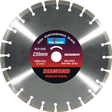 BLADE FOX DIAM SEG IND A-GRADE 230MM