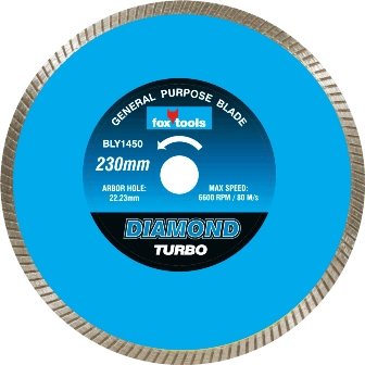 BLADE FOX DIAM TURBO MARBLE 230MM