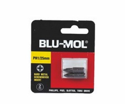 BLU-MOL S/DRIVER BIT PH1X25