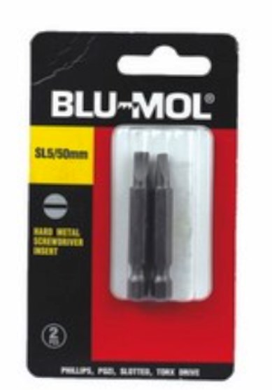 BLU-MOL S/DRIVER BIT SL5X50MM