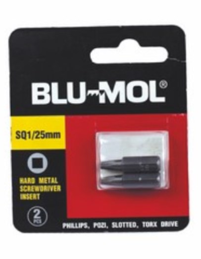 BLU-MOL SQUARE PWR BIT NO.1X25MM