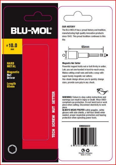 BLU-MOL NUTSETTER MAGNETIC 7X65MM