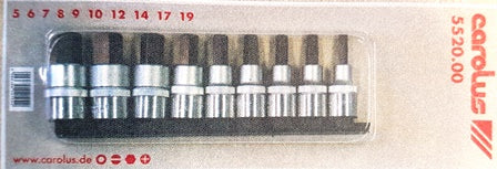 CAROLUS ALLEN KEY SET 1/2 10 PCE