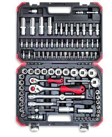 CAROLUS SOCKET 1/2"& 1/4" 94PCE SET