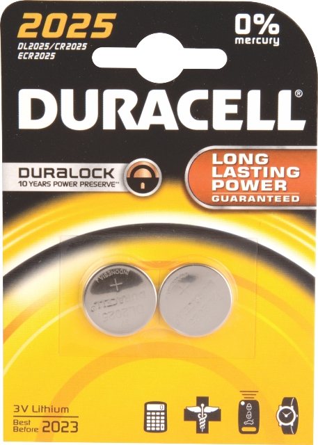 DURACELL BATT COIN DL2025